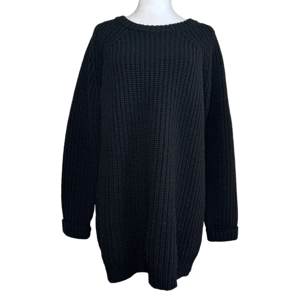 Emerson Fry Virgin Wool Chunky Knit Long Sweater - Picture 2 of 8